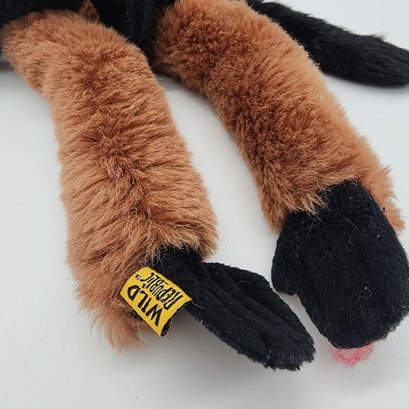 Wild Republic Hanging Monkey Plush Stuffed Animal 17" Brown Legs Vintage 1999 - Picture 8 of 9